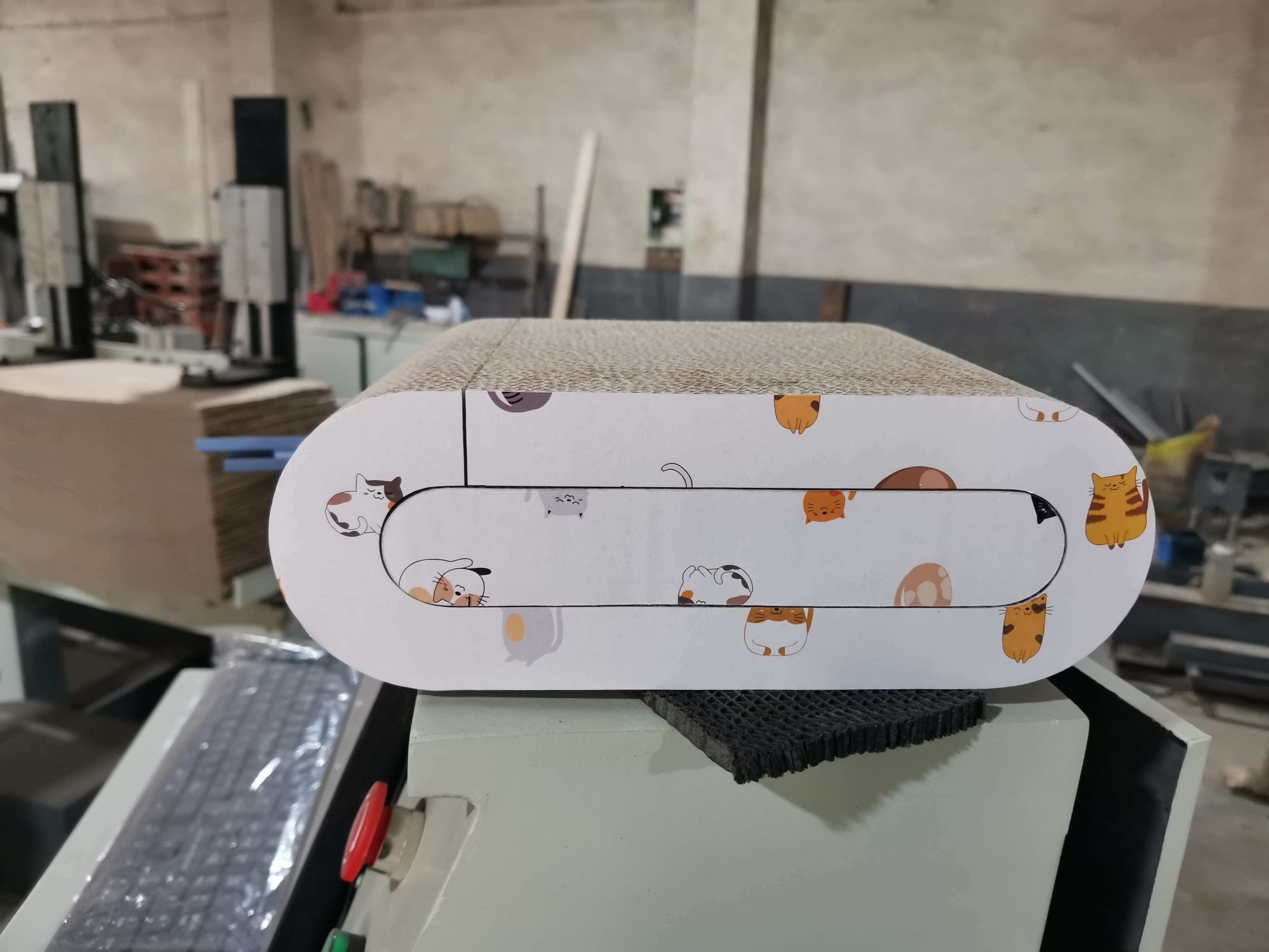 cat scratcher board cutting machine - wardwin industry